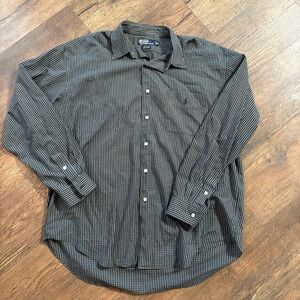 VTG Polo Ralph Lauren plaid Marlowe long sleeve button down